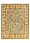 edit 117926 french hand knotted india beige blue oasis 7'11"X9'10"