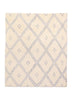 Moroccan ivory blue 7'10"X 9'7"